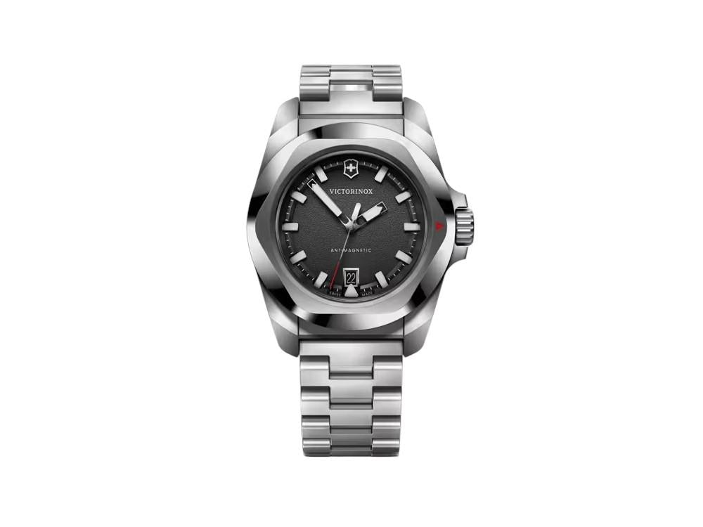 Montre à Quartz Victorinox I.N.O.X., Acier Inoxydable 316L, Noir, 41 mm, V242030