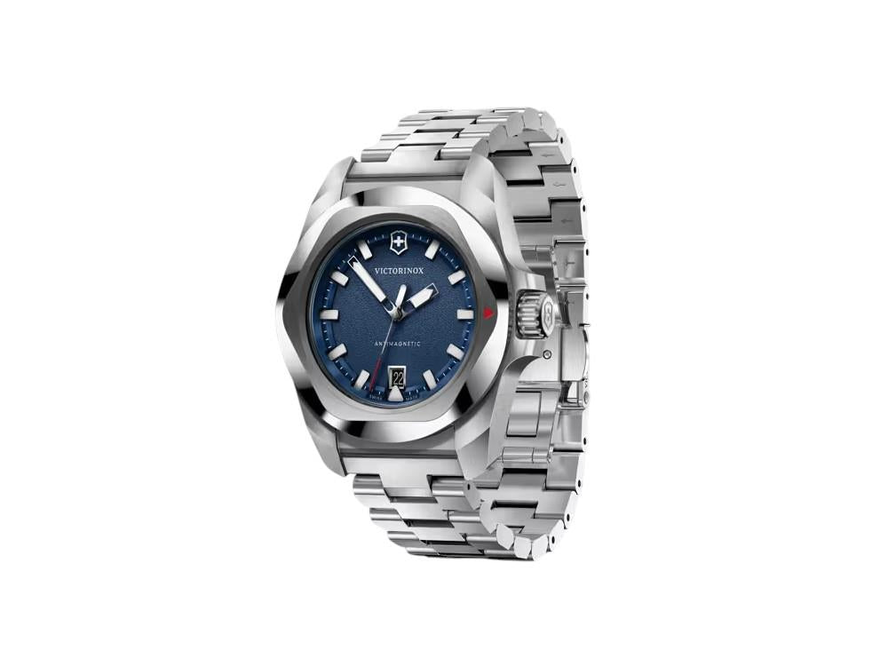 Montre à Quartz Victorinox I.N.O.X., Acier Inoxydable 316L, Bleu, 41 mm, V242031