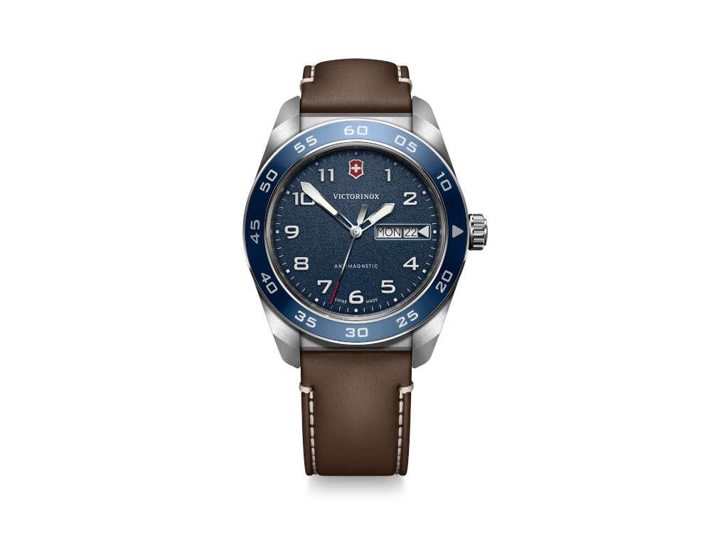 Montre à Quartz Victorinox Swiss Army, Acier Inoxydable, Bleu, 42 mm, V242040