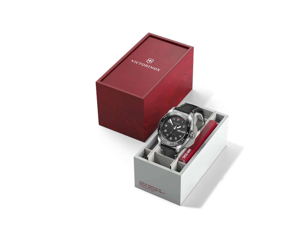 Montre à Quartz Victorinox Swiss Army, Acier Inoxydable, Noir, 42 mm, V242041