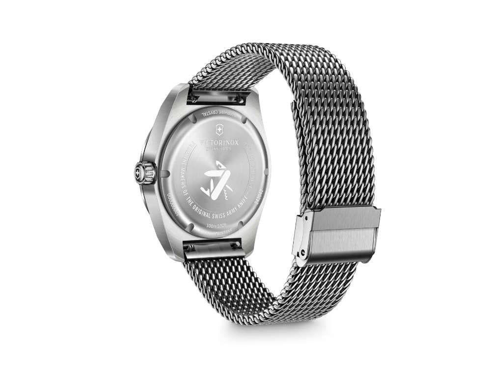 Montre à Quartz Victorinox Swiss Army, Acier Inoxydable, Bleu, 42 mm, V242042