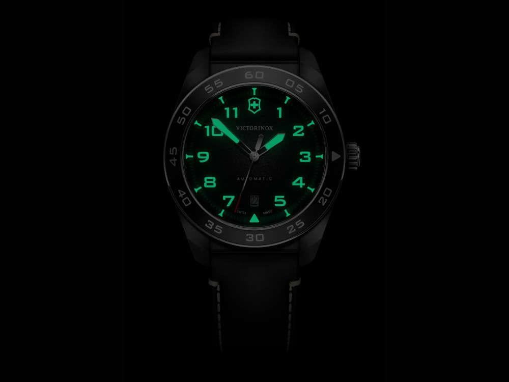 Montre Automatique Victorinox Swiss Army, Noir, 42 mm, 10 atm, V242044