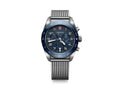 Montre à Quartz Victorinox Swiss Army, Bleu, 42 mm, Chronographe, V242049