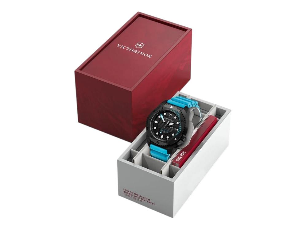 Montre Automatique Victorinox Dive Pro, Titane, Noir, 43 mm, V242071