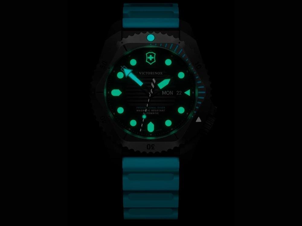 Montre Automatique Victorinox Dive Pro, Titane, Noir, 43 mm, V242071