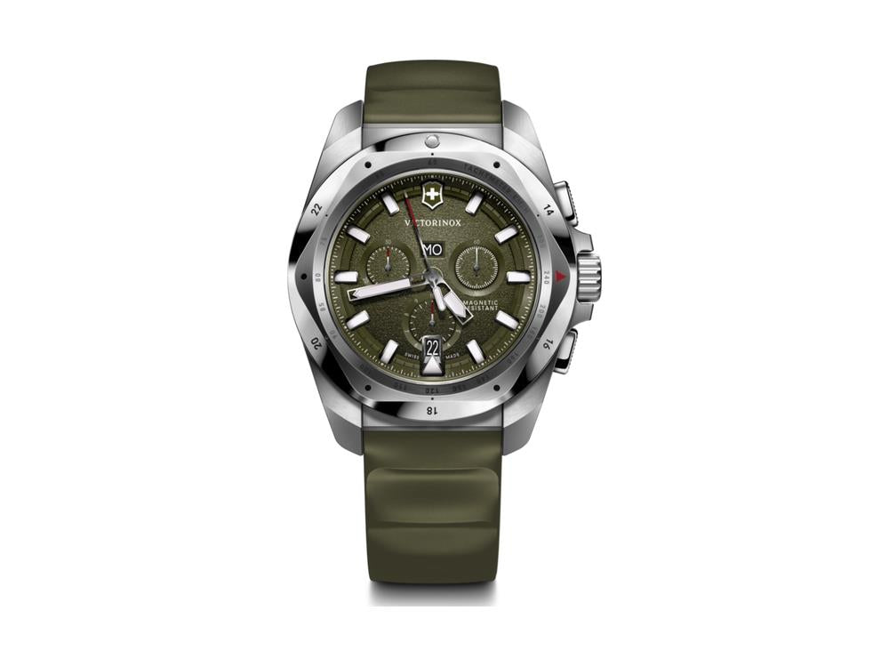 Montre à Quartz Victorinox I.N.O.X Chrono, Vert, 43 mm, V242081