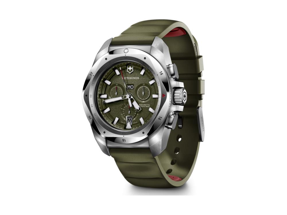 Montre à Quartz Victorinox I.N.O.X Chrono, Vert, 43 mm, V242081
