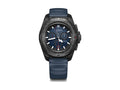 Montre à Quartz Victorinox I.N.O.X. Chrono, Fibre de carbone, Bleu, V242082