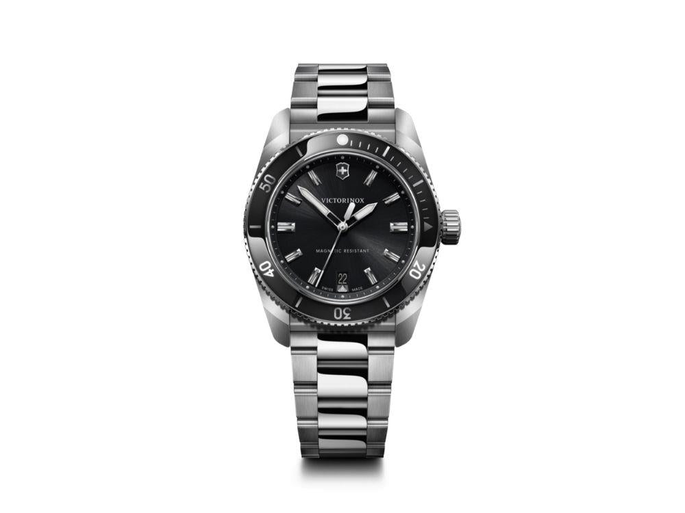 Montre à Quartz Victorinox Maverick, Acier Inoxydable 316L, Noir, 39 mm, V242097