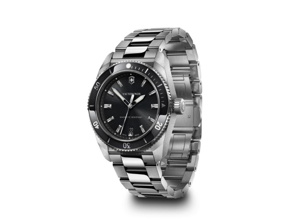 Montre à Quartz Victorinox Maverick, Acier Inoxydable 316L, Noir, 39 mm, V242097