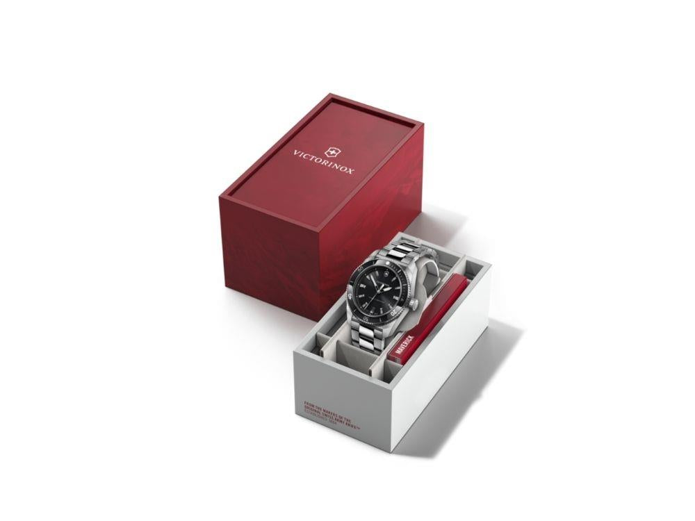 Montre à Quartz Victorinox Maverick, Acier Inoxydable 316L, Noir, 39 mm, V242097