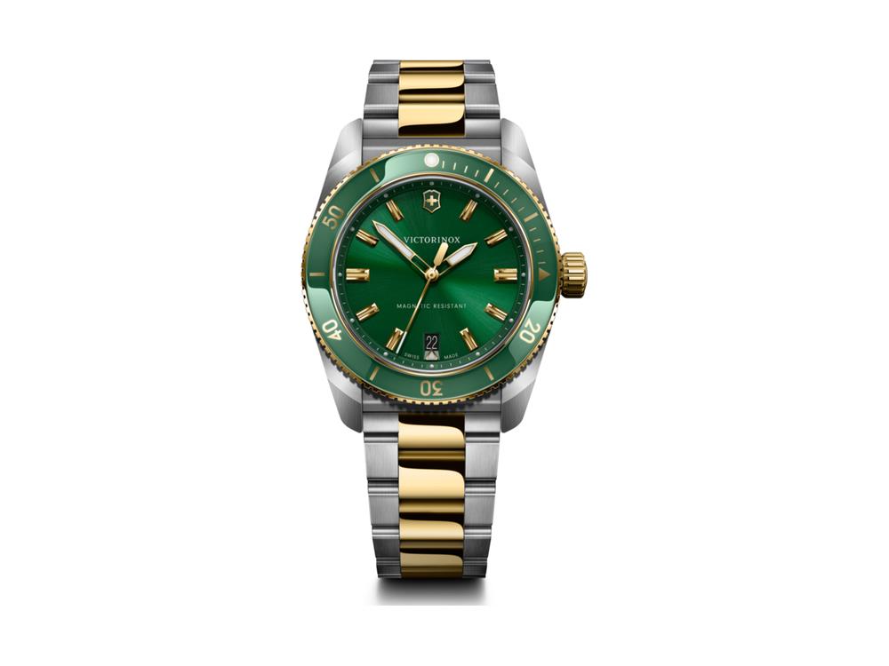 Montre à Quartz Victorinox Maverick, Acier Inoxydable 316L, Vert, 39 mm, V242101