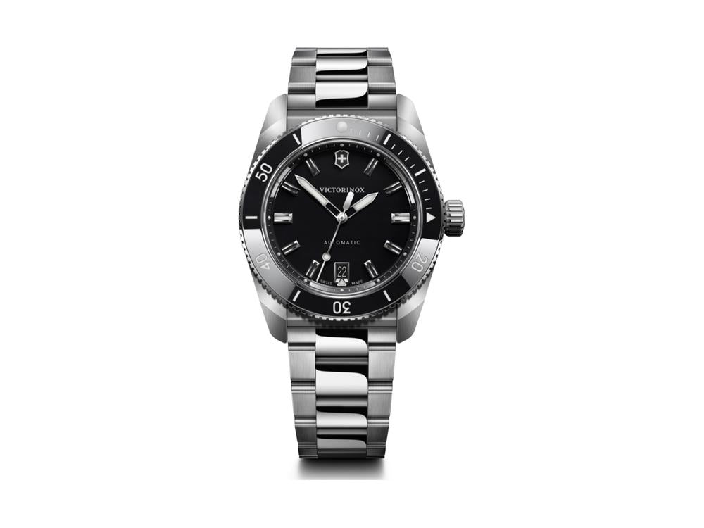 Montre Automatique Victorinox Maverick, Acier Inoxydable 316L, Noir, V242105