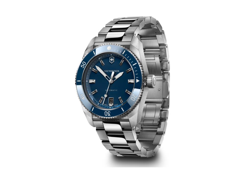 Montre Automatique Victorinox Maverick, Acier Inoxydable, Bleu, 39 mm, V242106