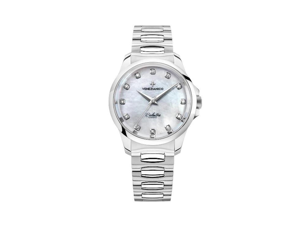 Montre Automatique Venezianico Redentore 36 mm, Blanc, 1121520C