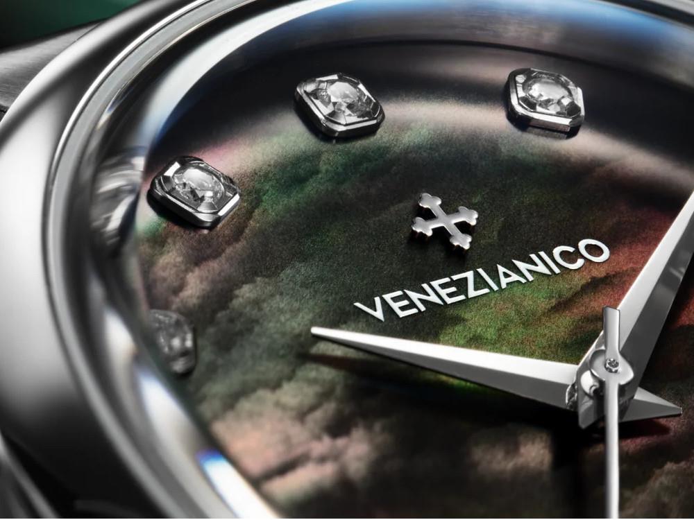 Montre Automatique Venezianico Redentore Diamond, 36 mm, Noir, 1121521C