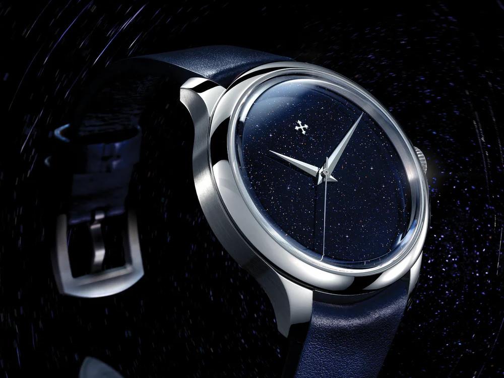 Montre Automatique Venezianico Redentore Avventurina 36 mm, Bleu, 1121550
