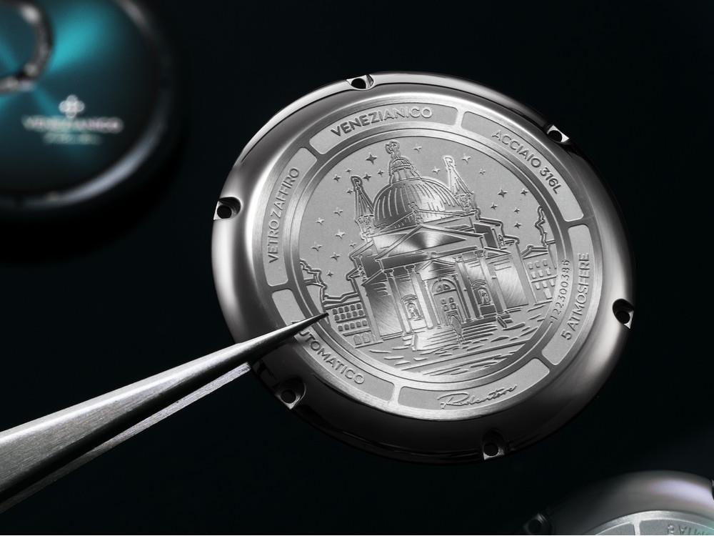 Montre Automatique Venezianico Redentore Enigma, 40 mm, Vert, 1221570