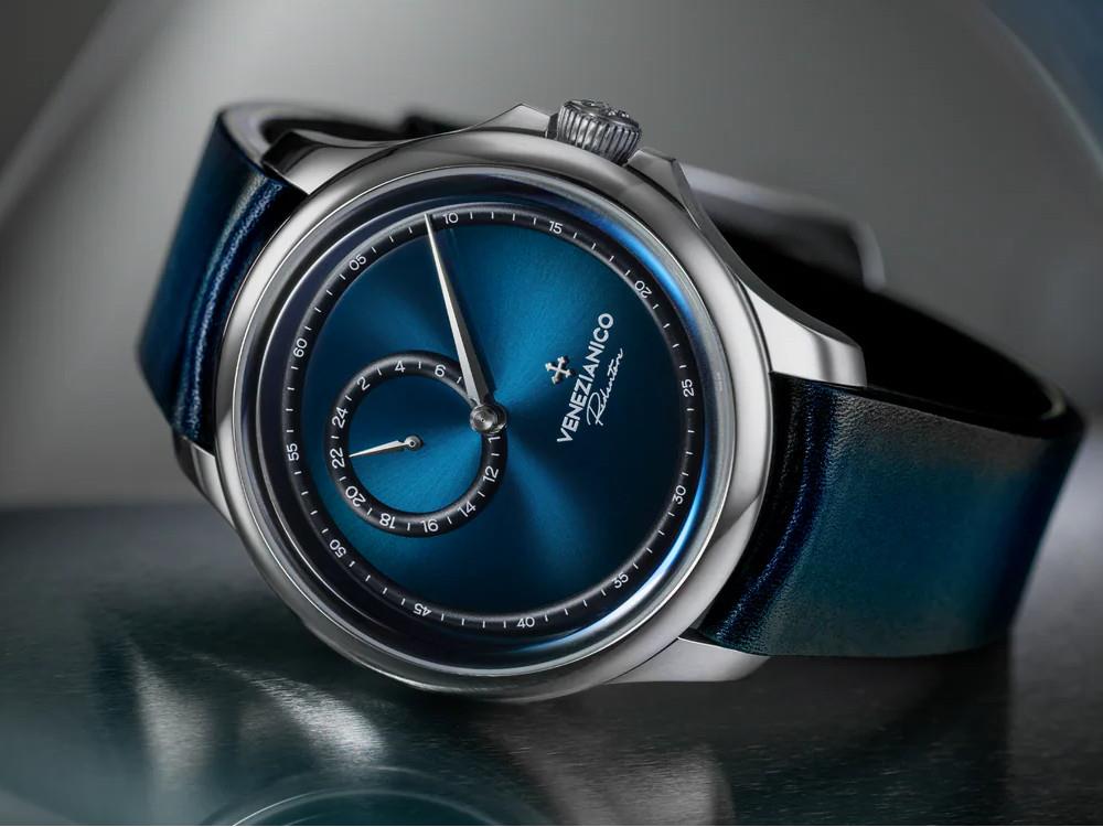 Montre Automatique Venezianico Redentore Enigma , 40 mm, Bleu, 1221571