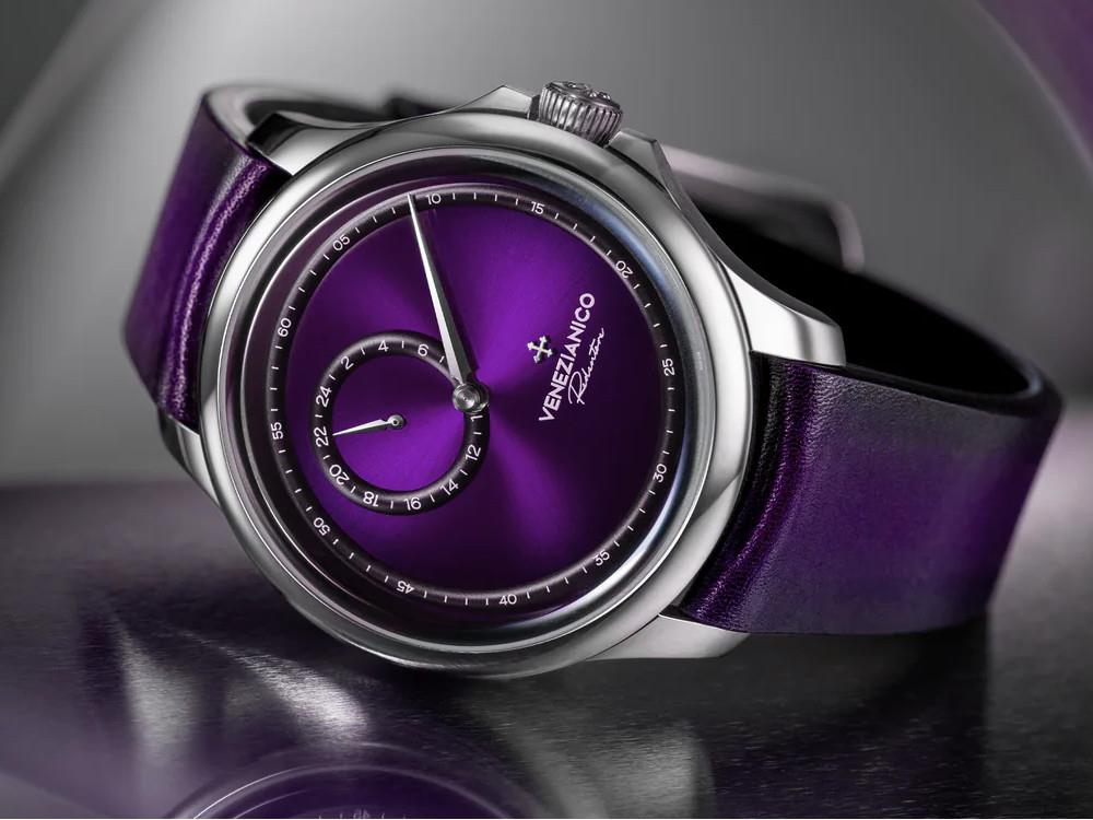 Montre Automatique Venezianico Redentore Enigma, 40 mm, violet, 1221572