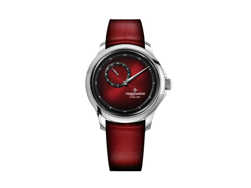 Montre Automatique Venezianico Redentore Enigma, 40 mm, Rouge, 1221573