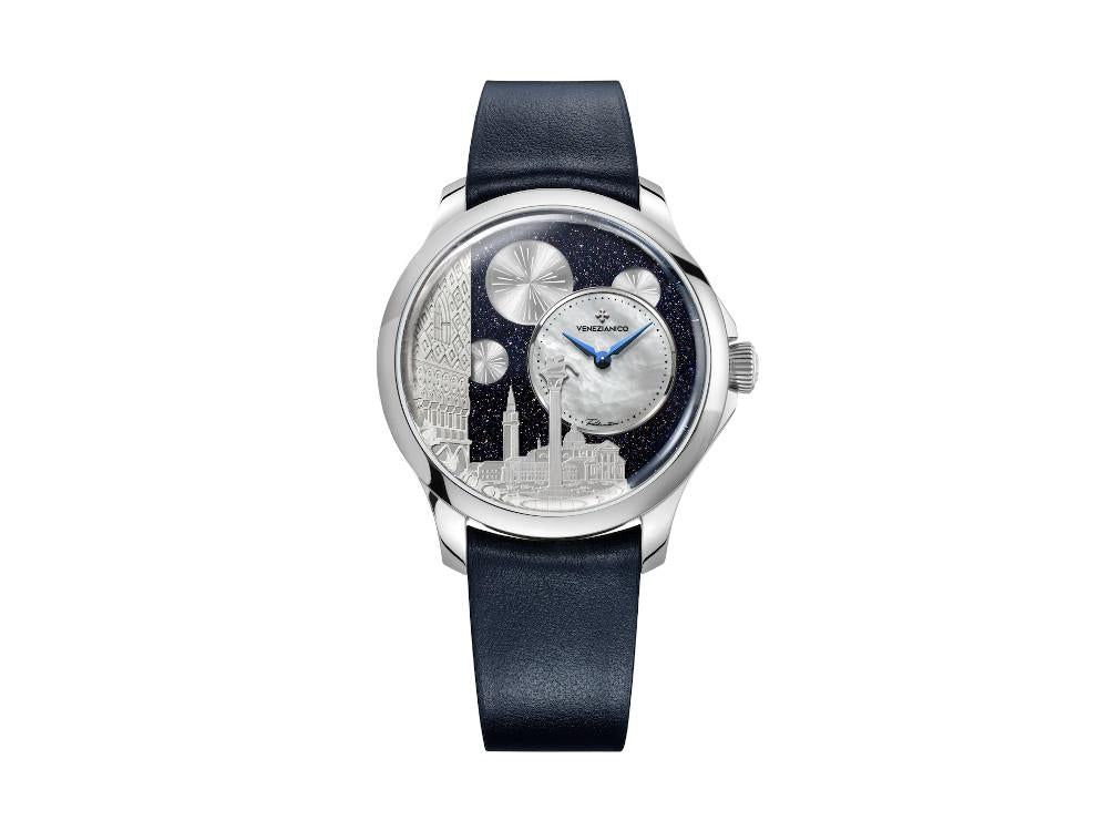 Montre Automatique Venezianico Redentore Bellanotte, 40 mm, Noir, 1221575