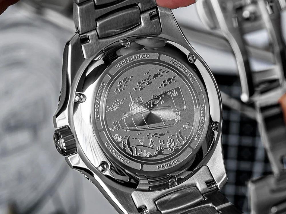 Montre Automatique Venezianico Nereide, 42 mm, Vert, 3321511C