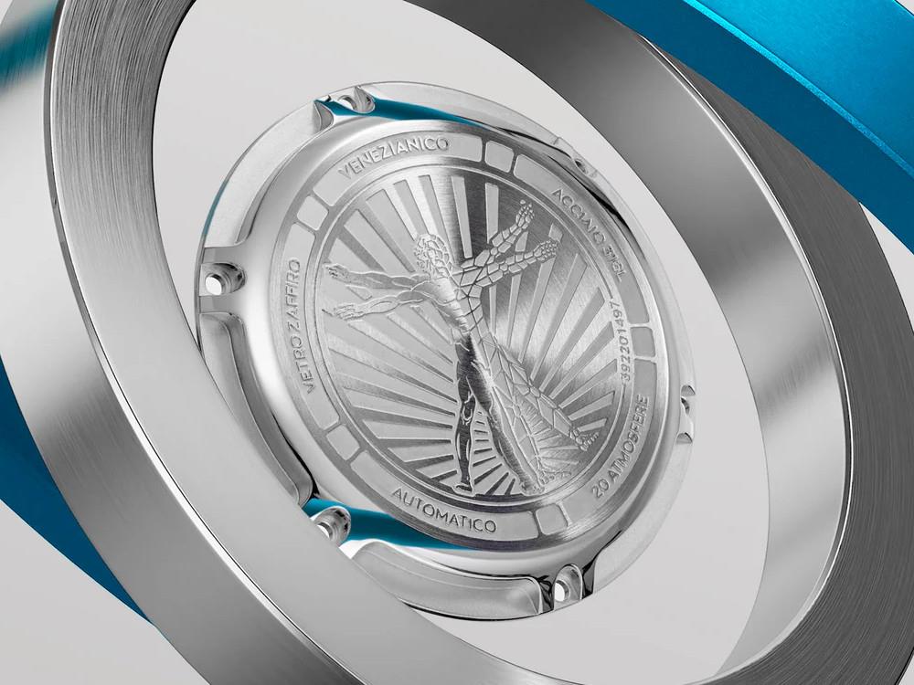 Montre Automatique Venezianico Nereide Ultraleggero 42 mm, Bleu, 3921506