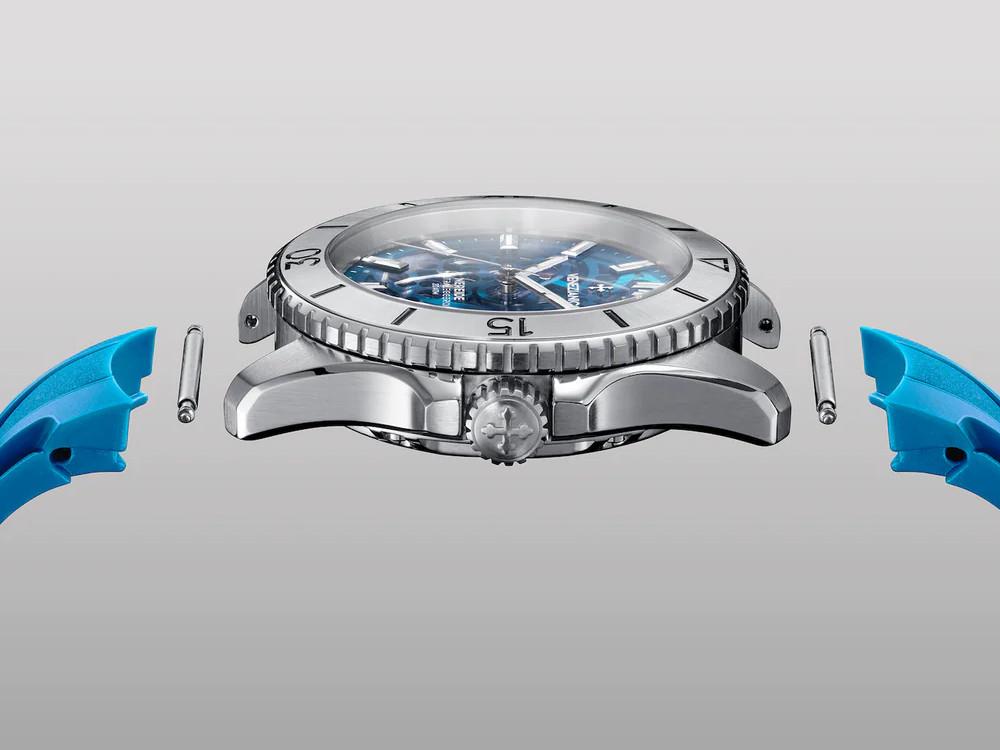 Montre Automatique Venezianico Nereide Ultraleggero 42 mm, Bleu, 3921506