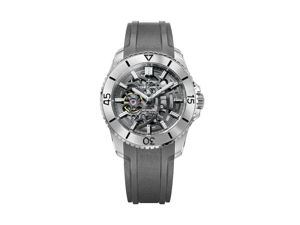 Montre Automatique Venezianico Nereide Ultraleggero, 42 mm, Gris, 3921508