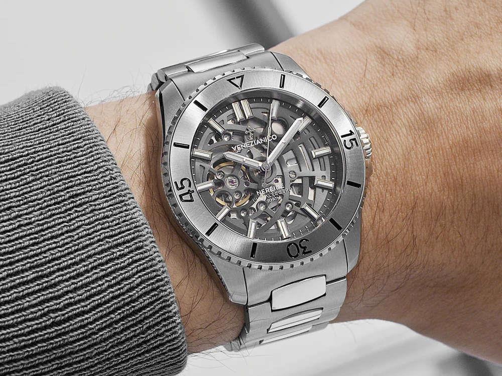 Montre Automatique Venezianico Nereide Ultraleggero 42 mm, Gris, 3921508C