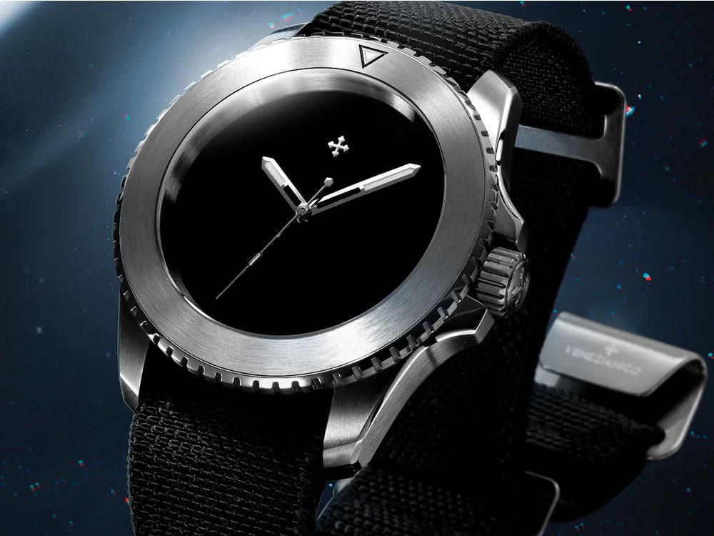 Montre Automatique Venezianico Nereide Ultrablack 42 mm, Noir, 3921510