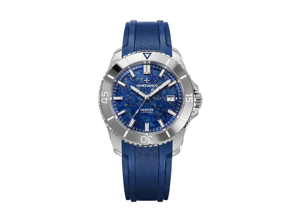 Montre Automatique Venezianico Nereide Lapislazzuli, 42 mm, Bleu, 4521548