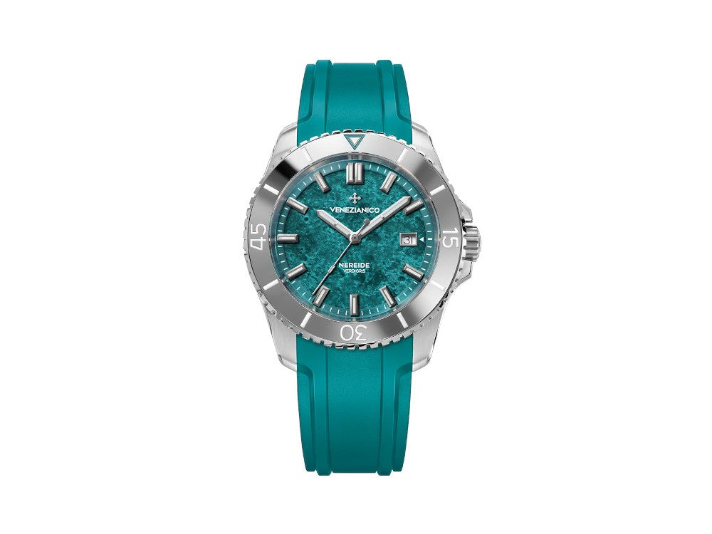 Montre Automatique Venezianico Nereide Verdigris 42 mm, Turquoise, 4521549