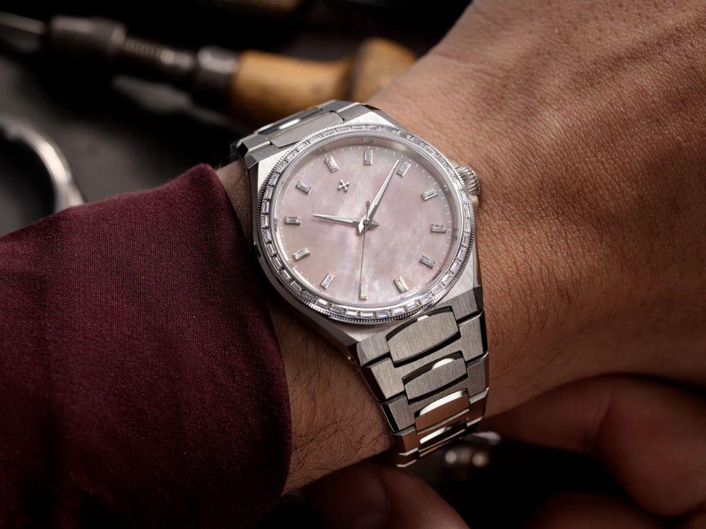 Montre Automatique Venezianico Arsenale Moissanite, 37 mm, Rosa, 6121513C