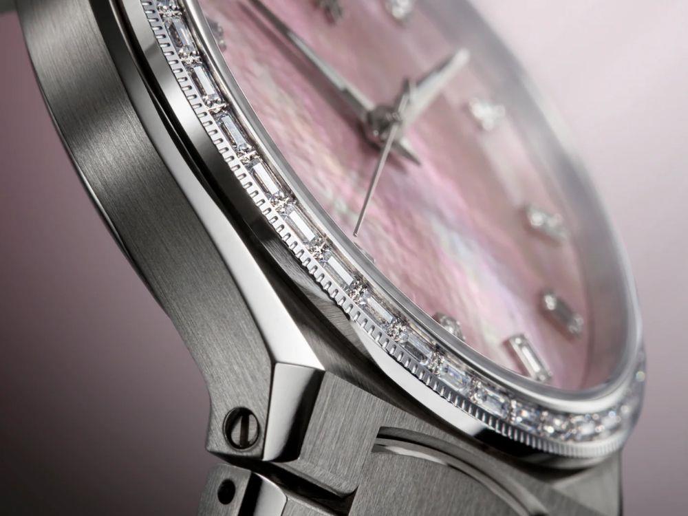 Montre Automatique Venezianico Arsenale Moissanite, 37 mm, Rosa, 6121513C