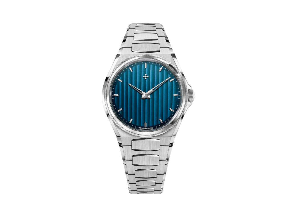 Montre Automatique Venezianico Arsenale, 40 mm, Bleu, 6221502C