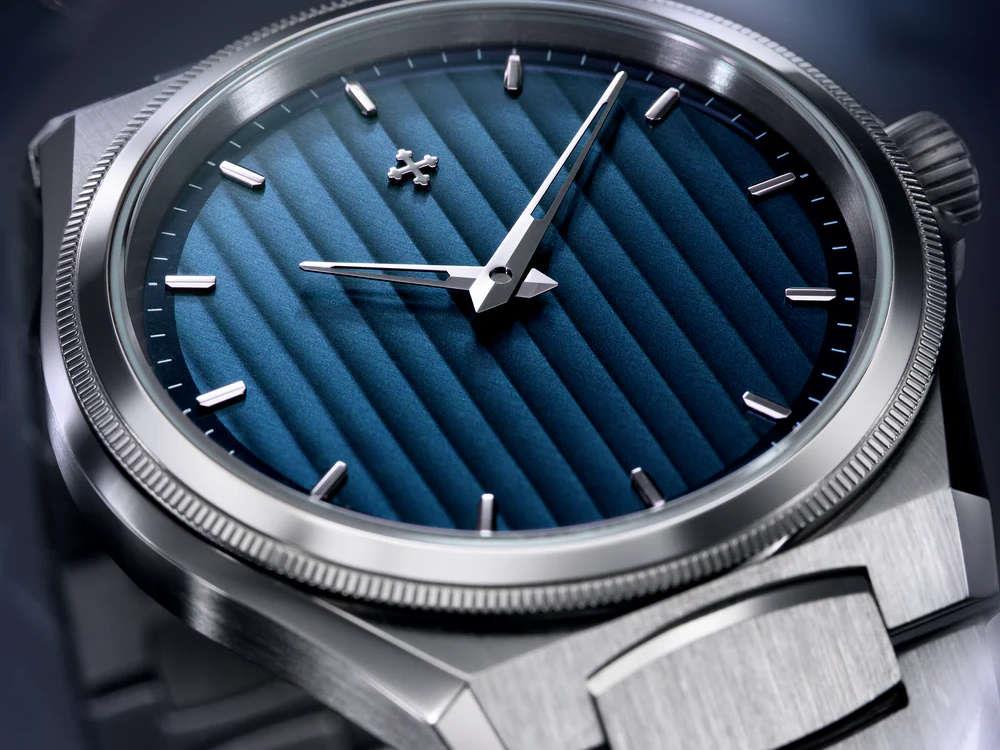 Montre Automatique Venezianico Arsenale, 40 mm, Bleu, 6221502C