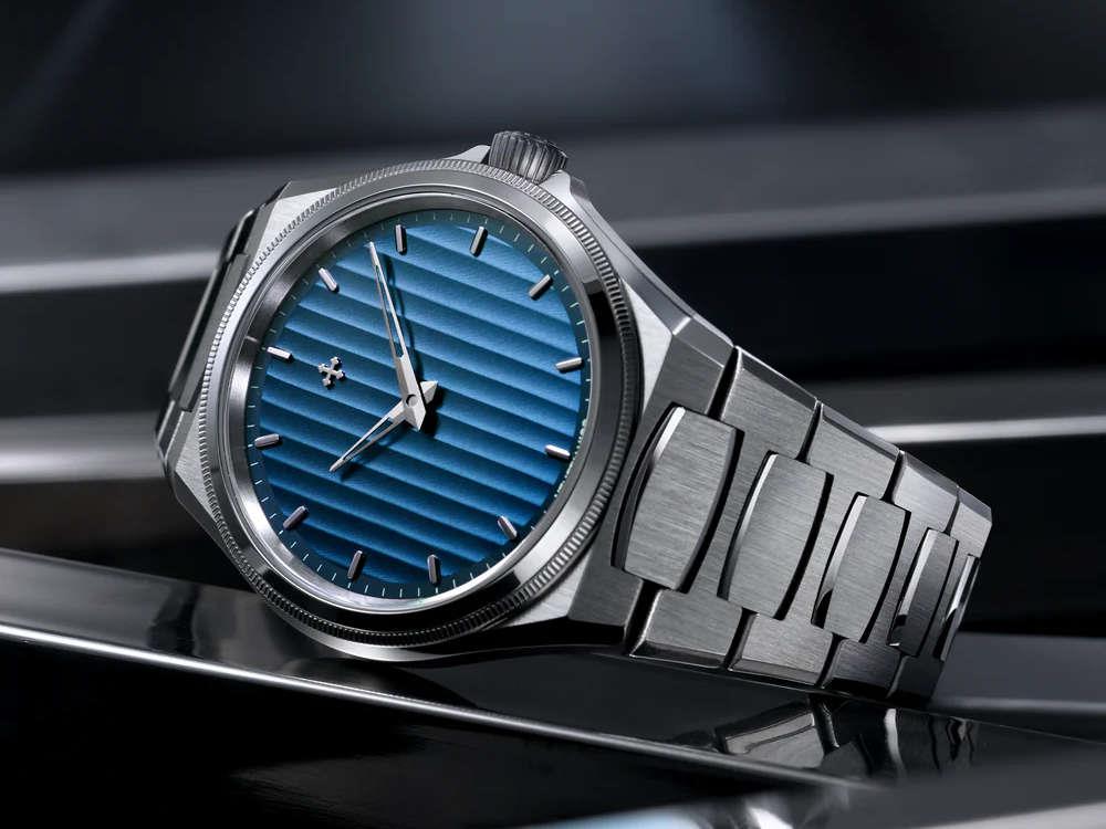 Montre Automatique Venezianico Arsenale, 40 mm, Bleu, 6221502C