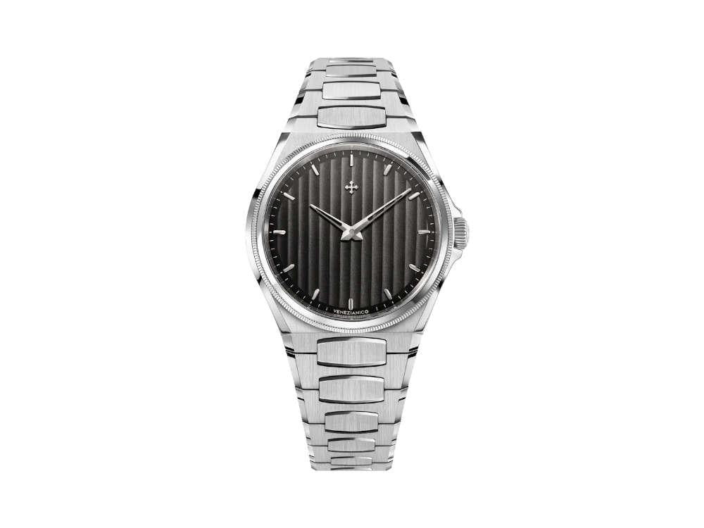 Montre Automatique Venezianico Arsenale, 40 mm, Gris, 6221503C