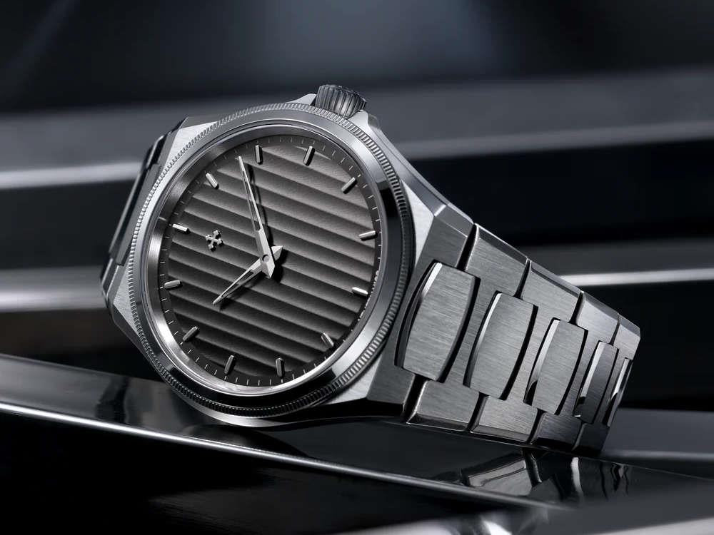 Montre Automatique Venezianico Arsenale, 40 mm, Gris, 6221503C