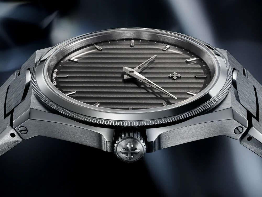 Montre Automatique Venezianico Arsenale, 40 mm, Gris, 6221503C