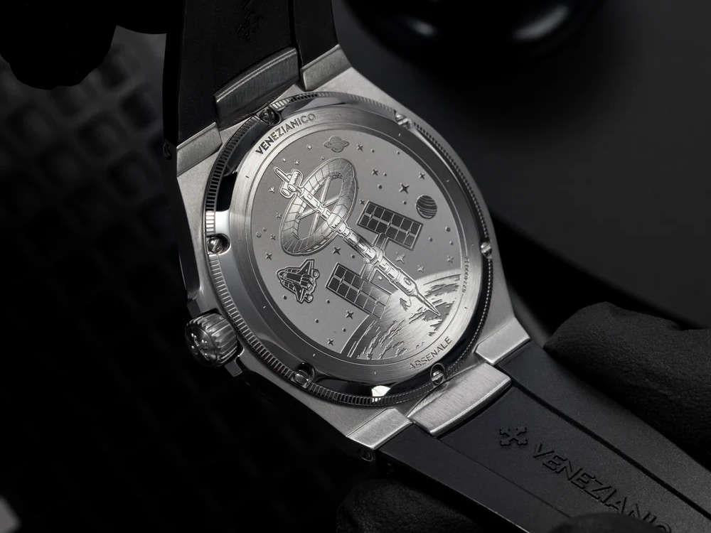 Montre Automatique Venezianico Arsenale Ultrablack, 40 mm, 6221510