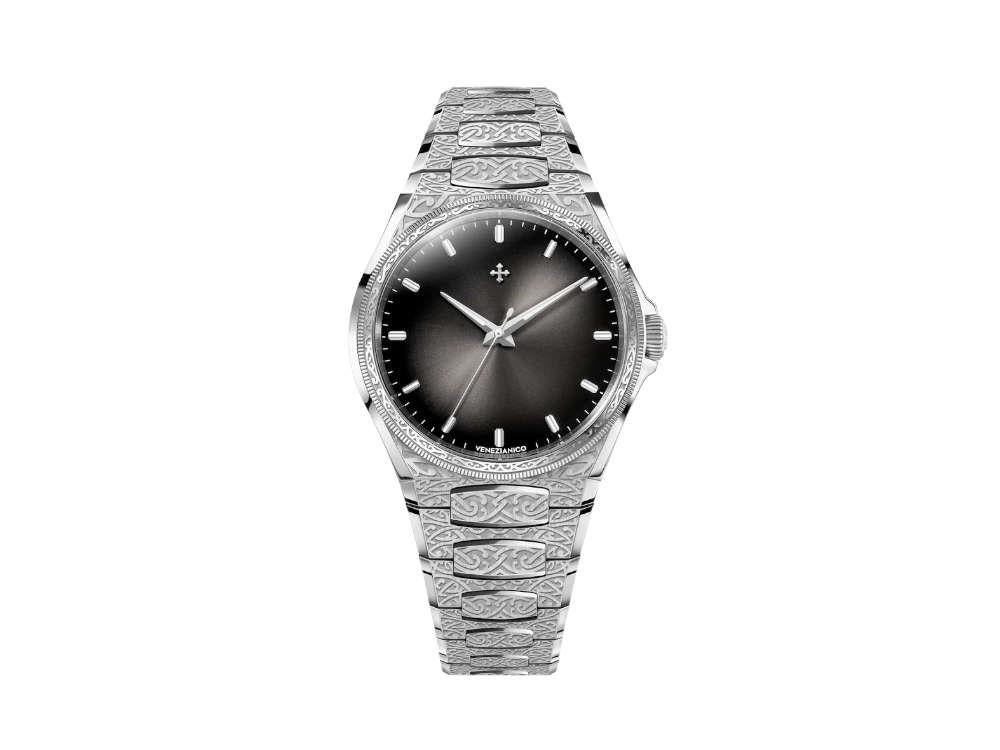 Montre Automatique Venezianico Arsenale Bizantino, 40 mm, Noir, 6221520C