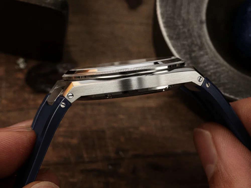 Montre Automatique Venezianico Arsenale Avventurina, 40 mm, Bleu, 6221550