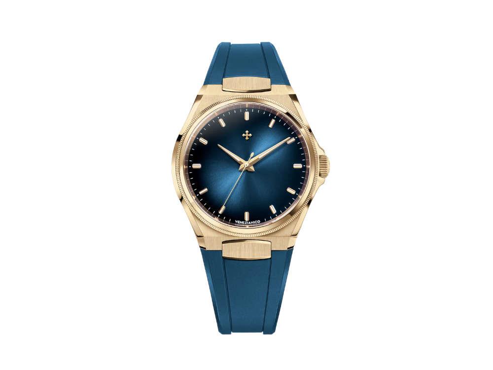 Montre Automatique Venezianico Arsenale Bronzo, Bronze, 40 mm, Bleu, 6221556