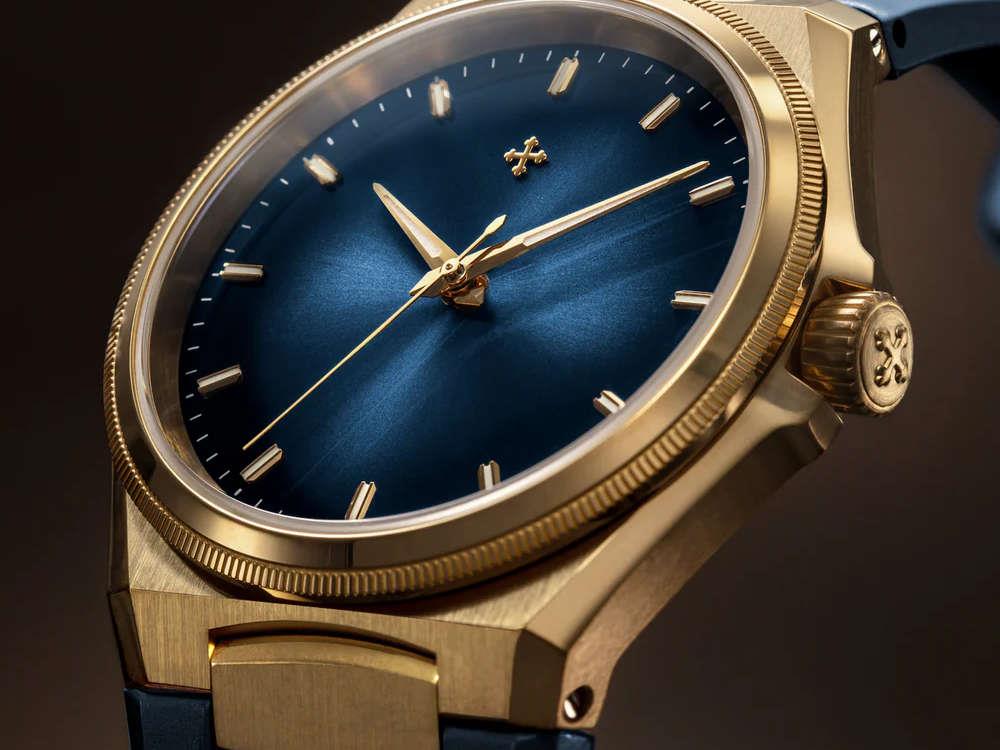 Montre Automatique Venezianico Arsenale Bronzo, Bronze, 40 mm, Bleu, 6221556