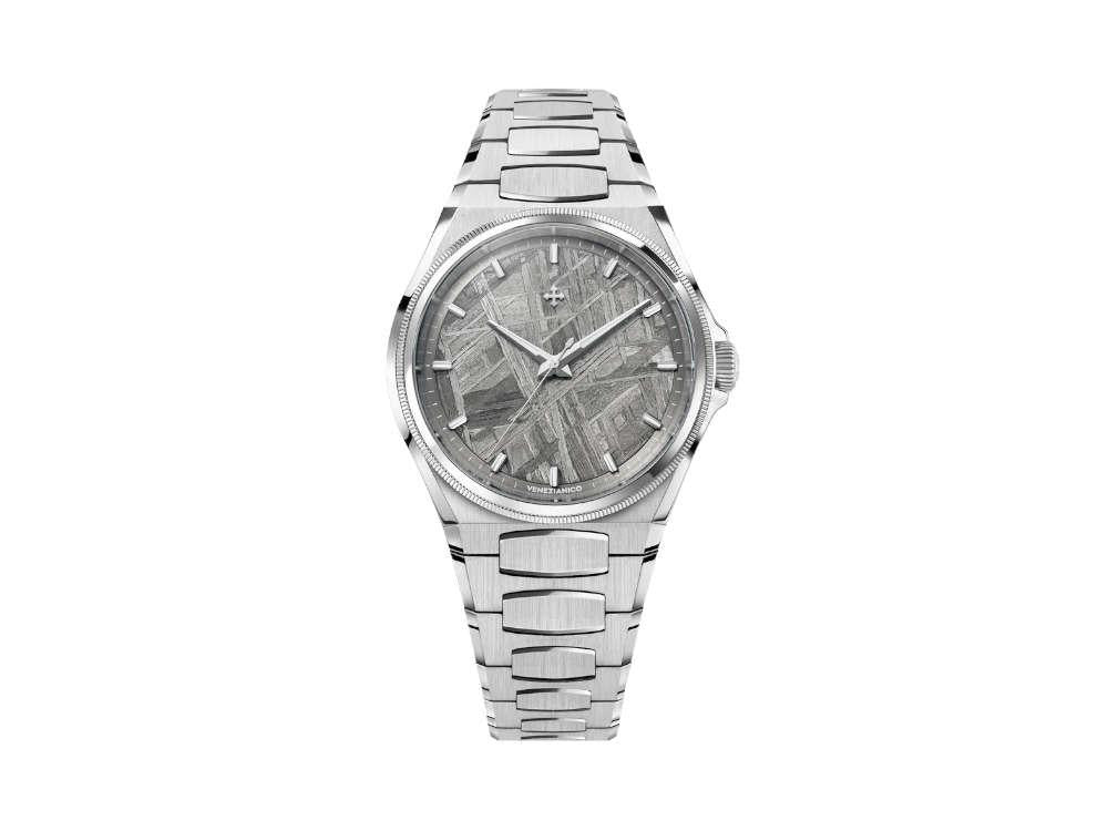 Montre Automatique Venezianico Arsenale Meteorite, 40 mm, Gris, 6221560C