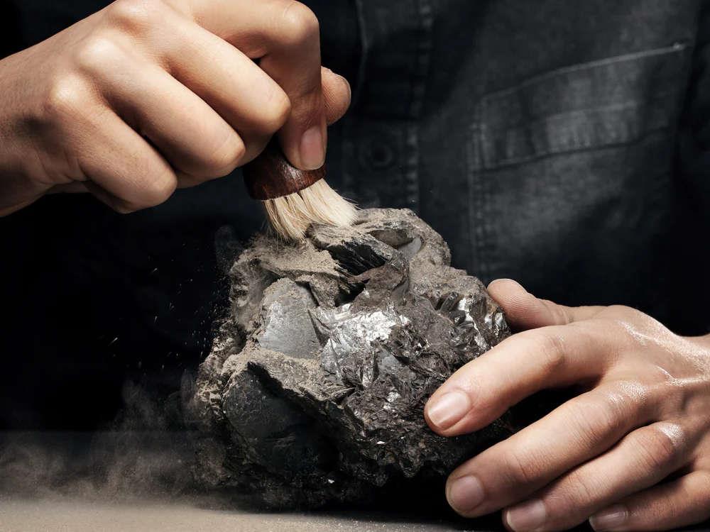 Montre Automatique Venezianico Arsenale Meteorite, 40 mm, Gris, 6221560C