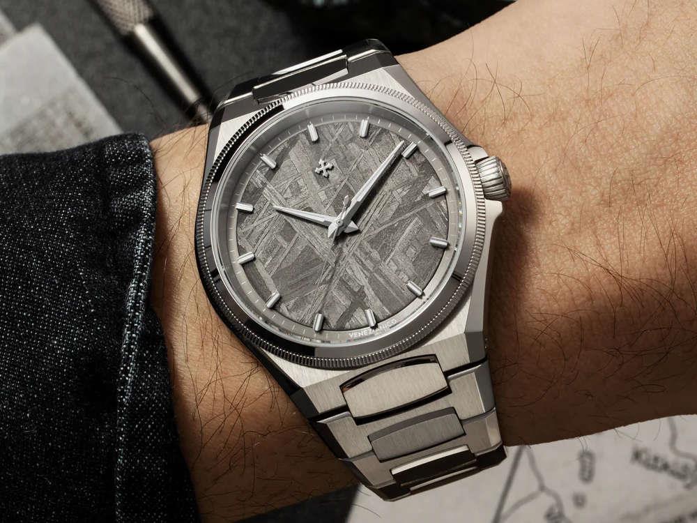 Montre Automatique Venezianico Arsenale Meteorite, 40 mm, Gris, 6221560C